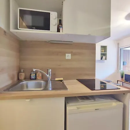 Apartment Le Cerf Charmant, T2, Luchon, Wifi, Balcon, Ascenseur, 4 Personnes Bagneres-de-Luchon